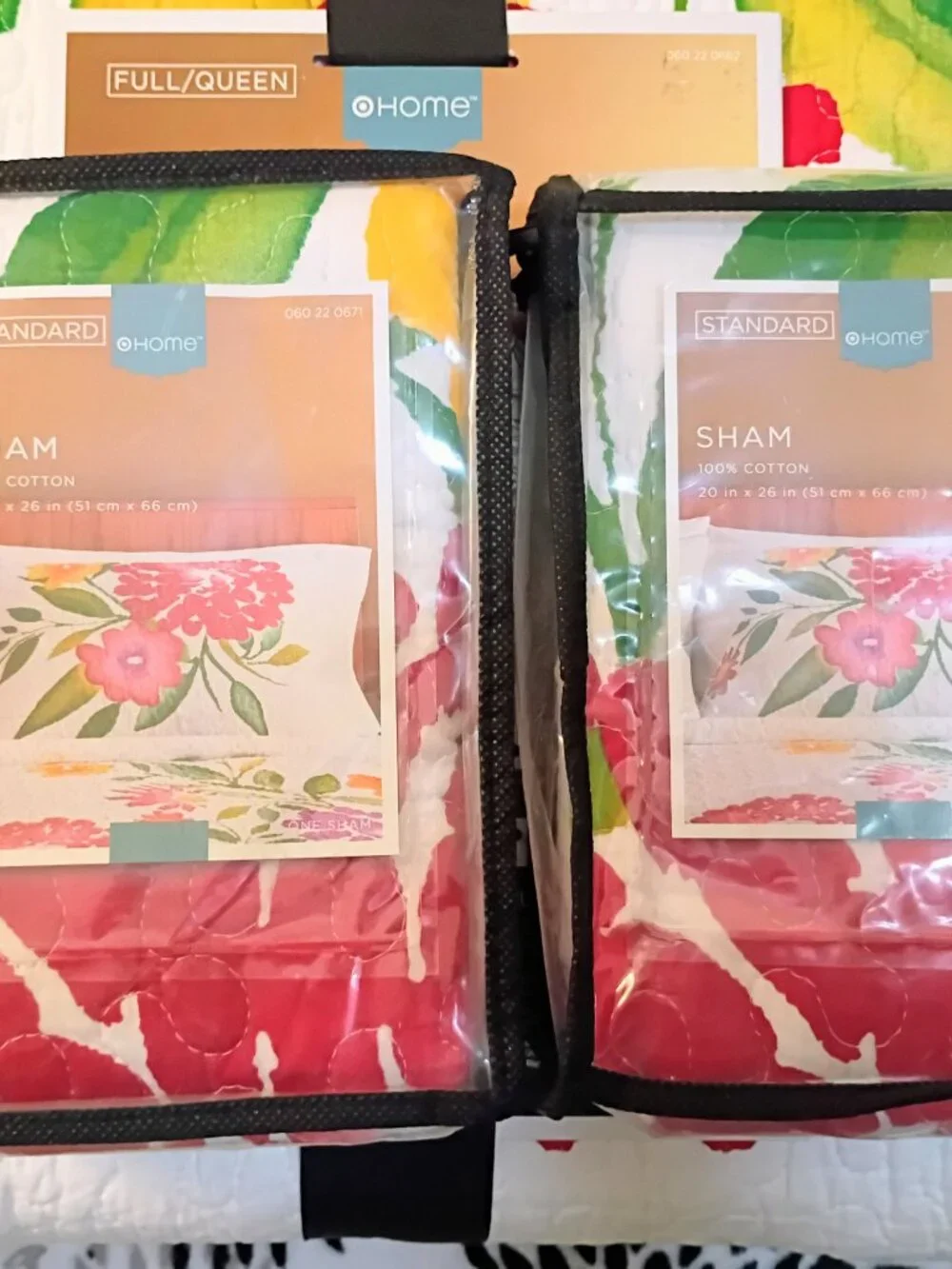 Retro 100% Cotton Floral Quilt Full/Queen w/Pillow Cases